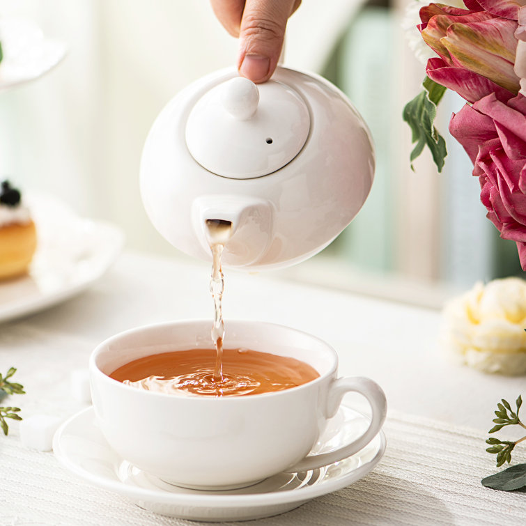 Ivy Bronx Aaryash Porcelain Tea For One Set Wayfair.co.uk